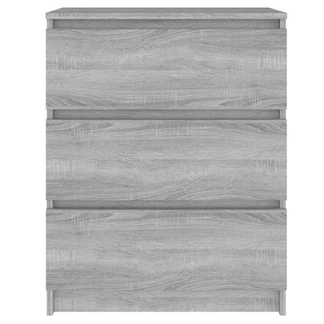 Berkfield Home Sideboard Grey Sonoma 60x35x76 cm Engineered Wood - Size: 60 x 35 x 76 cm - image 1