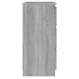 Berkfield Home Sideboard Grey Sonoma 60x35x76 cm Engineered Wood - Size: 60 x 35 x 76 cm - thumbnail 4