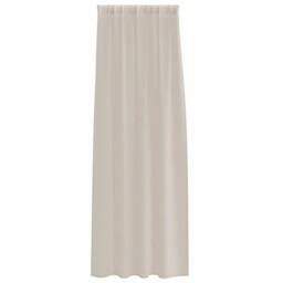 Berkfield Home Full Curtains with Curtains 2 pcs Sand 140 x 245 cm Polyester in Beige - thumbnail 4