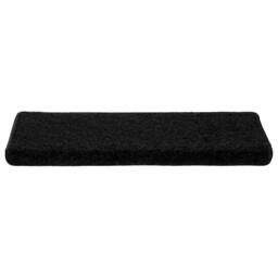 Berkfield Home Stair Mats 10 pcs 65x21x4 cm Black - Size: Medium - thumbnail 5