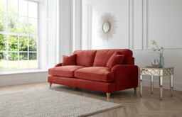 The Great Sofa Company Orla 3 Seater Sofa Manhattan Navy in Terracotta - thumbnail 2