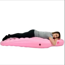 Hinsinc Women's Pink Inflatable Maternity Pillow - Waterproof Foldable Bed Mattress - thumbnail 8