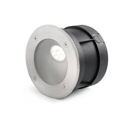 Netlighting Salt LED Outdoor Recessed Spotlight Matt Nickel IP67 in Grey - thumbnail 2