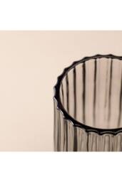 Cosmic Toothbrush Holder Tumbler, Glass, 8cm, Smoke Grey, Lido Collection in Grey - thumbnail 4