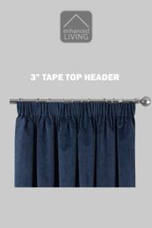 Enhanced Living 'Matrix' Teal - Tape Top Thermal Noise Reducing Dim Out Curtains - Pair - Size: 229 cm width x 229 cm drop - thumbnail 6