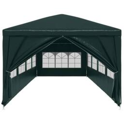 Berkfield Home Party Tent 3x12 m Green - thumbnail 1