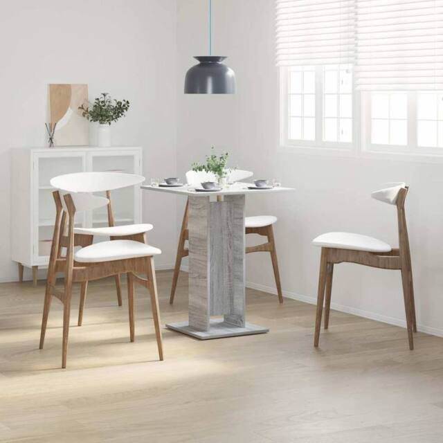 Berkfield Home Premium Bistro Table Grey Sonoma 60x60x75 cm Engineered Wood - Size: 60 x 60 x 75 cm - image 1