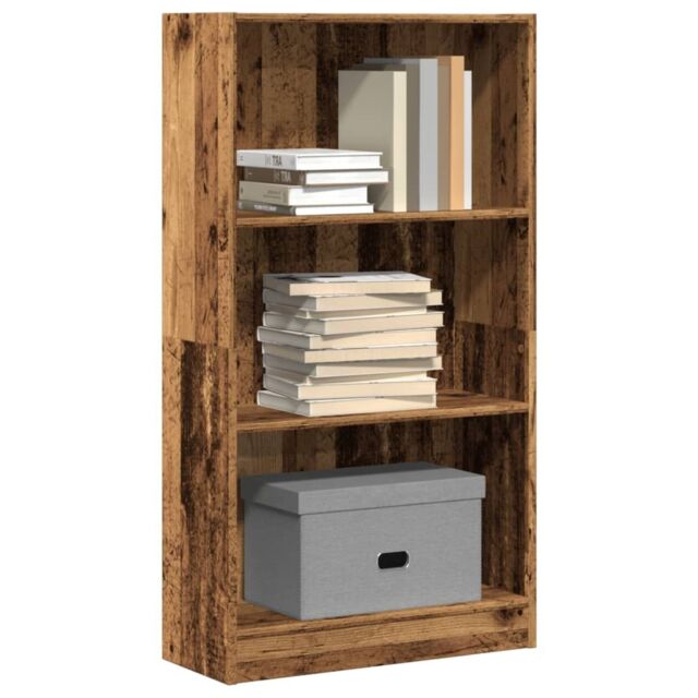 Berkfield Home Bookcase Old Wood 60x24x109 cm Engineered Wood in Brown - Size: 60 x 24 x 109 cm - image 1