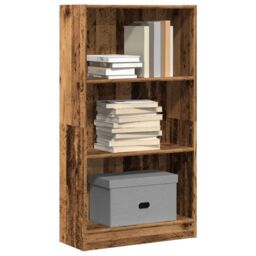 Berkfield Home Bookcase Old Wood 60x24x109 cm Engineered Wood in Brown - Size: 60 x 24 x 109 cm - thumbnail 1