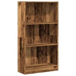 Berkfield Home Bookcase Old Wood 60x24x109 cm Engineered Wood in Brown - Size: 60 x 24 x 109 cm - thumbnail 2