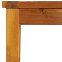 Berkfield Home Garden Bench 180x35x45 cm Solid Wood Acacia in Brown - Size: 180 x 35 x 45 cm - thumbnail 6