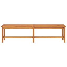 Berkfield Home Garden Bench 180x35x45 cm Solid Wood Acacia in Brown - Size: 180 x 35 x 45 cm - thumbnail 3