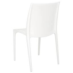 Berkfield Home Garden Chairs 2 pcs White 50x46x80 cm Polypropylene - Size: 50 x 46 x 80 cm - thumbnail 6