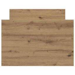 Berkfield Home Bed Frame without Mattress Artisan Oak 75x190 cm Engineered Wood in Beige - thumbnail 7