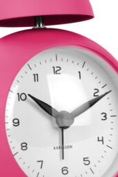 PRESENT TIME Karlsson Chaplin Alarm Clock - Bright Pink - thumbnail 5