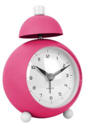 PRESENT TIME Karlsson Chaplin Alarm Clock - Bright Pink