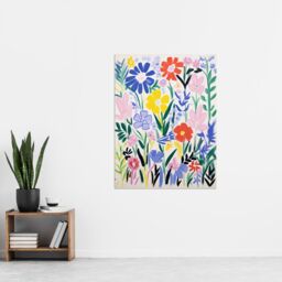 "Artery8 Simple Henri Matisse Style Flowers In The Meadow Acrylic Painting Extra Large XL Unframed Wall Art Poster Print - Size: W24"" x H32""" - thumbnail 4