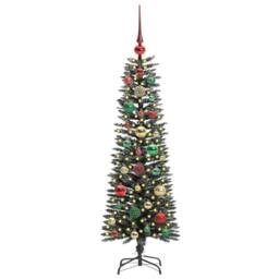 Berkfield Home Elegant Artificial Christmas Tree with Stand Green 40.5 x 40.5 x - thumbnail 1