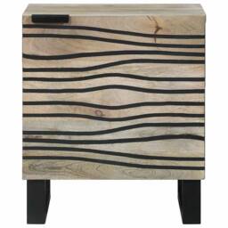 Berkfield Home Bedside Tables 2 pcs Natural 40 x 33.5 x 46 cm in Light Brown - thumbnail 4