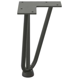 Berkfield Home Hairpin Table Legs 4 pcs Anthracite 20 cm Solid Steel in Black - thumbnail 6