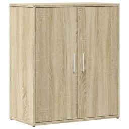 Berkfield Home Sideboards 2 pcs Sonoma Oak 60x31x70 cm Engineered Wood in Brown - Size: 60 x 31 x 70 cm - thumbnail 4