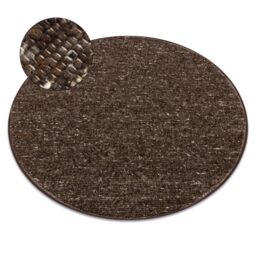 RugsX Nepal Rug in Brown - Size: 100 cm diameter