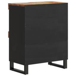 Berkfield Home Side Cabinet 60x33x75 cm Solid Wood Reclaimed - Size: 60 x 33 x 75 cm - thumbnail 5