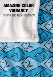 JQ Licensing Jl-Jp Zip Fishing Pattern Blue Silky Touch Super Soft Throw Blanket 152 X 127 cm in White - thumbnail 4