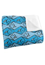JQ Licensing Jl-Jp Zip Fishing Pattern Blue Silky Touch Super Soft Throw Blanket 152 X 127 cm in White - thumbnail 3