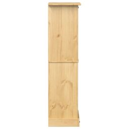 Berkfield Home Wine Rack Corona 56x35x120 cm Solid Wood Pine in Brown - Size: 56 x 35 x 120 cm - thumbnail 5