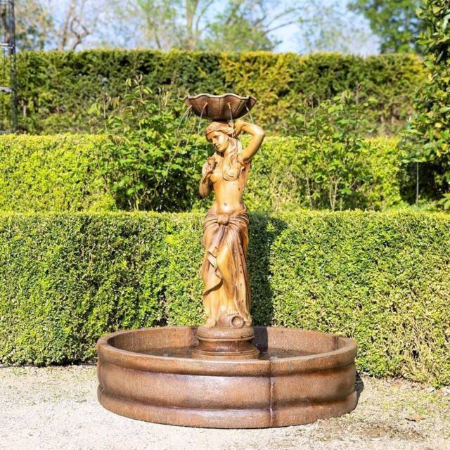 Primrose Naiades Figurine & Surround Water Feature 119cm in Bronze - image 1