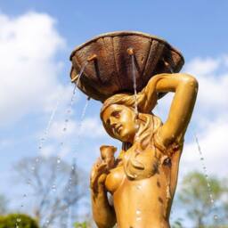 Primrose Naiades Figurine & Surround Water Feature 119cm in Bronze - thumbnail 6