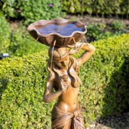 Primrose Naiades Figurine & Surround Water Feature 119cm in Bronze - thumbnail 5