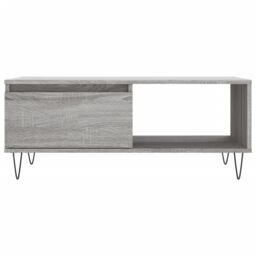 Berkfield Home Coffee Table Grey Sonoma 90x50x36.5 cm Engineered Wood - thumbnail 5