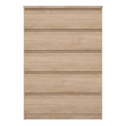 Furniture To Go Naia Chest of 5 Drawers in Light Oak - thumbnail 2