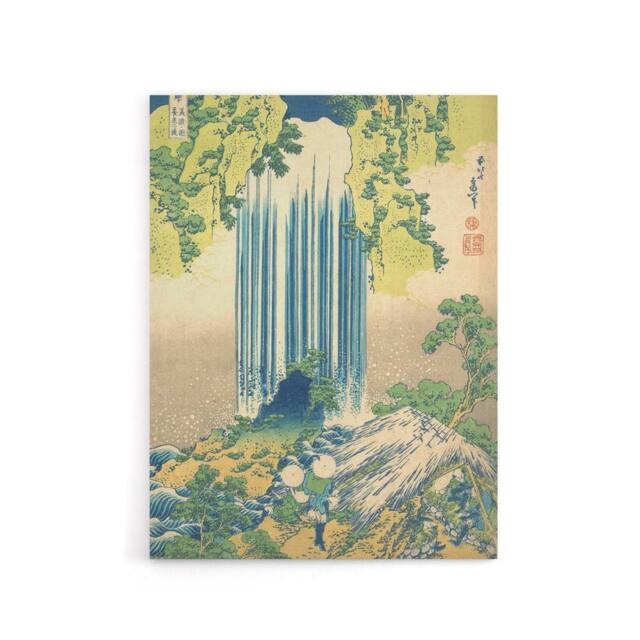 "Artery8 Hokusai Yoro Waterfall Canvas Japanese Wall Art - Size: W18"" x H24""" - image 1
