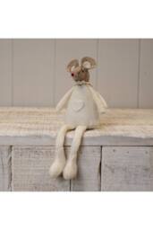 KDMD Cream Fabric Sitting Mouse - thumbnail 2