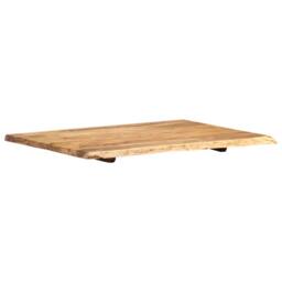 Berkfield Home Table Top Solid Acacia Wood 80x(50-60)x2.5 cm in Brown - thumbnail 5