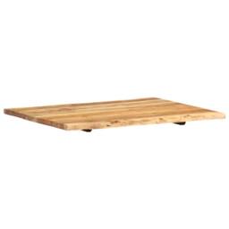Berkfield Home Table Top Solid Acacia Wood 80x(50-60)x2.5 cm in Brown - thumbnail 7