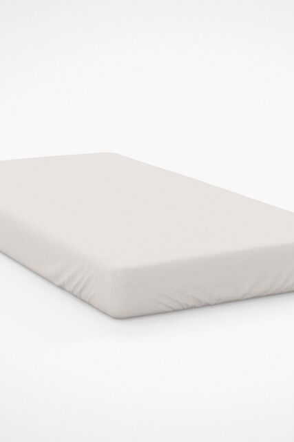Belledorm Egyptian Cotton 400 Thread Count 38cm Fitted Sheet in Ivory - Size: King - image 1