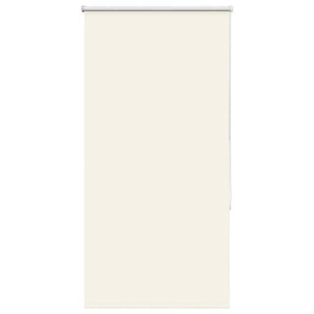Berkfield Home Roller Blind Blackout Coffee 105x175 cm Fabric Width 100.7 cm Pol… in Off-White - image 1