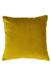 Paoletti Empire Velvet Jacquard Geometric Cushion in Teal - Size: 45 cm x 45 cm - thumbnail 2