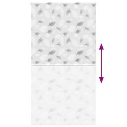 Berkfield Home Shower Roller Blind 140x240 cm Fabric Width 136 cm in Grey - thumbnail 5