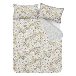 Smart Living Luxury Soft Reversible Elegant Blooms Complete Bedding Set in Green - Size: King - thumbnail 6