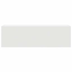 Berkfield Home Bathroom Wall Cabinet White 100x25x30 cm Engineered Wood - Size: 100 x 25 x 30 cm - thumbnail 4