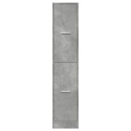 Berkfield Home Apothecary Cabinet Concrete Grey 30x41x144.5 cm Engineered Wood - thumbnail 5