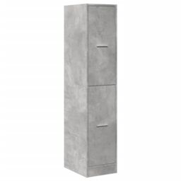 Berkfield Home Apothecary Cabinet Concrete Grey 30x41x144.5 cm Engineered Wood - thumbnail 3