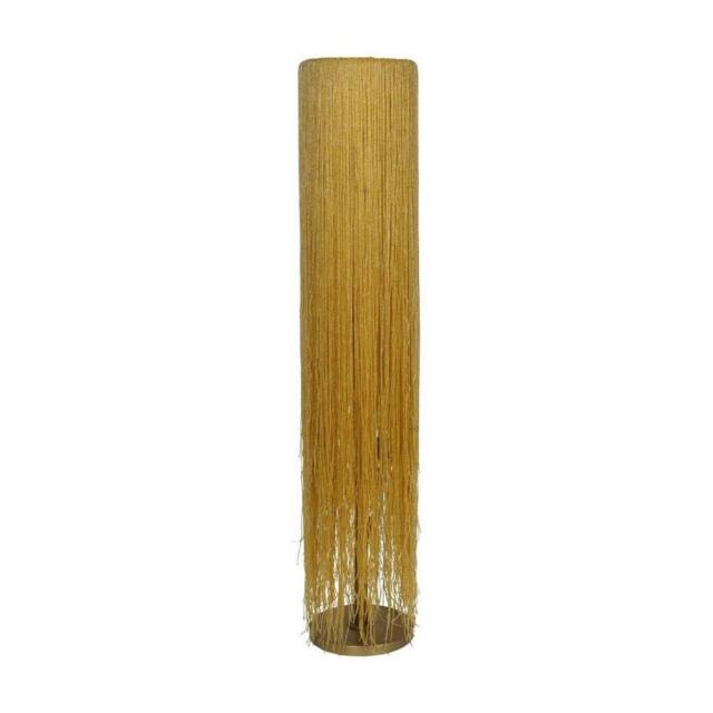 The Libra Company Draper Beaded Glass Floor Lamp - Iron/Glass - L31 x W31 x H160 cm in Gold - image 1
