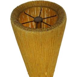 The Libra Company Draper Beaded Glass Floor Lamp - Iron/Glass - L31 x W31 x H160 cm in Gold - thumbnail 3