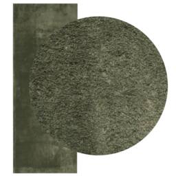 Berkfield Home Rug HUARTE Short Pile Soft & Washable Forest Green 80x200 cm - Size: Medium - thumbnail 1